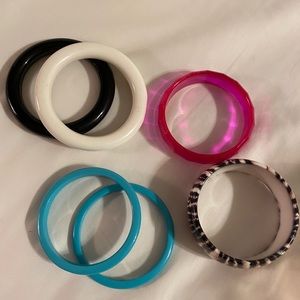 Fun fashion plastic bracelets